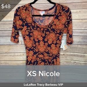 NWT LuLaRoe XS Nicole Dress